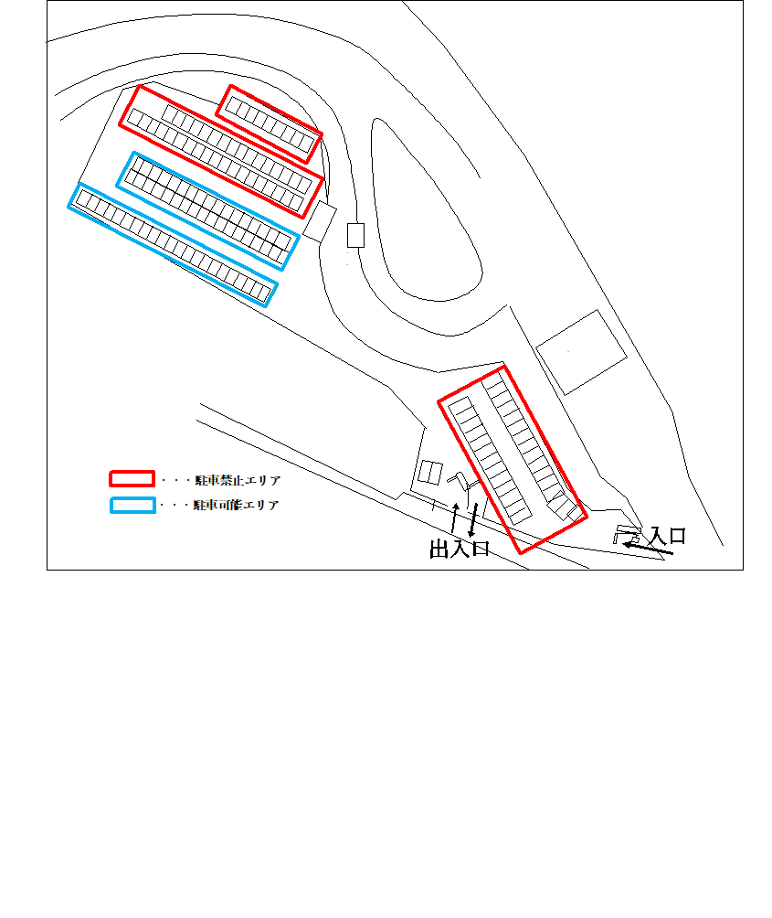 松川インター駐車場区画図