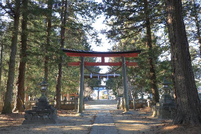 神護原神社の初もうで
